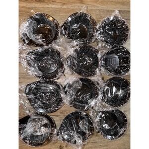 Pulp Riot Professional Hair Color Mixing Bowls Set of 12 Black